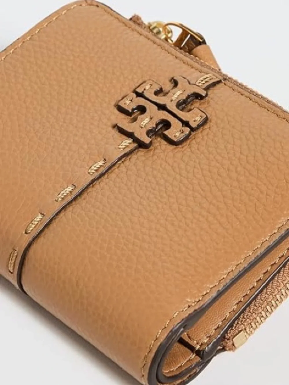 Tory Burch Tiramisu McGraw Pebbled Leather Bi-Fold Wallet (NWT)
